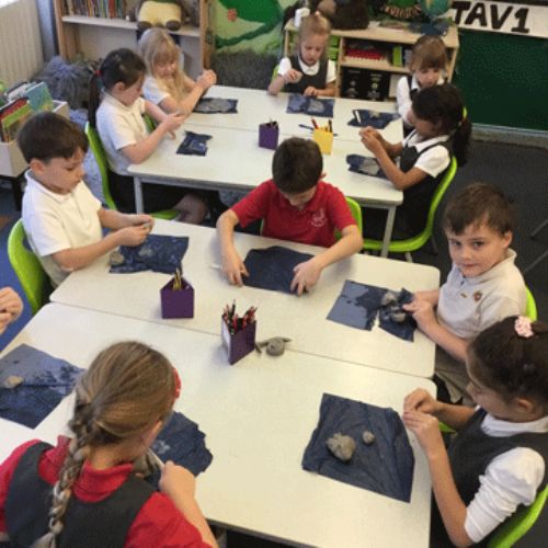 Clay animals – Mole Class​​​​​​​